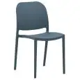 SEDIA - MOD. Y19 - STRUTTURA IN POLIPROPILENE CON FIBRA DI VETRO - ALTEZZA SEDUTA cm 46,5 - IMPILABILE FINO A 12 PEZZI - PER USO ESTERNO - DIM. cm L 46 x P 45 x h 79 - NORMA CE