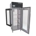STAGIONATORE CONSERVATORE E FROLLATURA CARNE - MOD. 71CTD - INDUSTRIA 4.0 - N. 2 PORTE A VETRO SU DUE LATI - PANNELLO TOUCH SCREEN - GESTIONE UMIDITA' - TEMPERATURA DI ESERCIZIO -6°/+40°C - CAPACITA' Kg 60 - DIM. Cm L 75 x P 86 x h 205 - NORMA CE