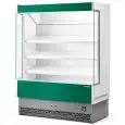 ESPOSITORE MURALE REFRIGERATO - MOD. VULCANO 80 VERNICIATO F/V - PER FRUTTA E VERDURA - VENTILATO - TEMPERATURA MINIMA DI ESERCIZIO °C +6/+8 - SELF SERVICE - NON CANALIZZABILE - NORMA CE