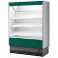ESPOSITORE MURALE REFRIGERATO CON SPALLE CIECHE - MOD. VULCANO 80 VERNICIATO F/V - PER FRUTTA E VERDURA - VENTILATO - TEMPERATURA MINIMA DI ESERCIZIO °C +6/+8 - SELF SERVICE - NON CANALIZZABILE - NORMA CE