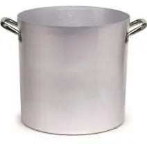 Pentola  in Alluminio - AGNELLI Linea ALLUMINIO 103  - 3 MM - Codice ALMA103 - Spessore mm 3 - Capacità 29 lt  - Diametro 34 cm - Altezza cm 32 - Imballo confezione da n. 1 Unità