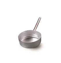 Casseruola Bassa 1 Manico  in Alluminio - AGNELLI Linea ALLUMINIO 107 - 3 MM - Codice ALMA107 - Spessore mm 3 - Capacità 41 lt  - Diametro 24 cm - Altezza cm 9 - Imballo confezione da n. 1 Unità