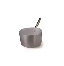 Casseruola Alta 1 Manico  in Alluminio - AGNELLI Linea ALLUMINIO 105 - 3 MM - Codice ALMA105 - Spessore mm 3 - Capacità 56 lt  - Diametro 24 cm - Altezza cm 13 - Imballo confezione da n. 1 Unità