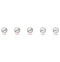 DISCHI INOX CON LAME ONDULATE A "S" + PRESSORE - Adatto per affettare o da abbinare alle griglie