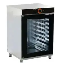 LIEVITATORE - Mod LIEV 1 - Capacità teglie n 8 cm 43 x 33 - Potenza Kw 1,1 - Alimentazione monofase 230V/1/50-60Hz - Dimensioni esterne cm L 68 x P 88,5 x 57,8 h