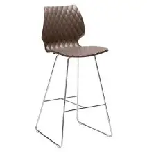 SGABELLO UNI - MOD. 391 - STRUTTURA A SLITTA IN ACCIAIO - SEDUTA IN POLIPROPILENE - FINITURA CROMATA PER USO INTERNO - FINITURA VERNICIATA PER USO INTERNO/ESTERNO - DIM. Cm L 51 x P 52 x H 109 - NORMA CE